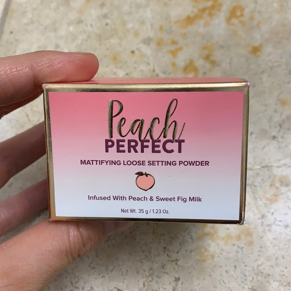 Peach perfect setting powder